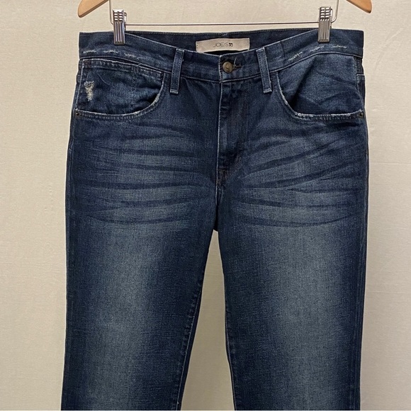 Joe’s Jeans 34x32.5 Classic Fit In Abrhem Blue Wash Mens Distressed 100% Cotton - Picture 3 of 11